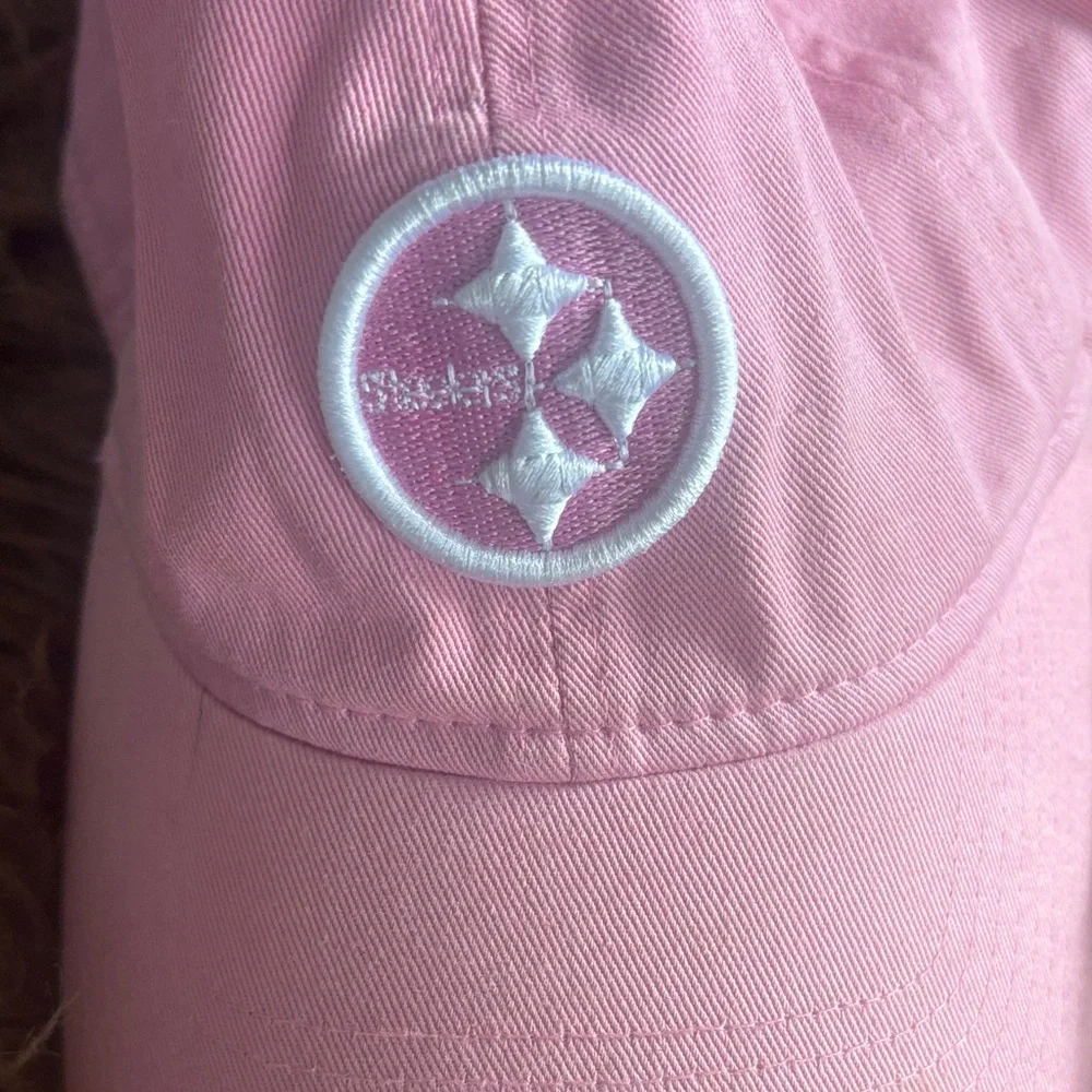 2 Pink Women’s Pittsburgh Steeler/Penguins Hats. NFL/New Era. - Picture 8 of 10